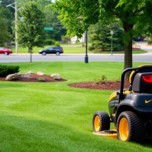 Professional lawn mowing and landscape maintenance in Raleigh NC