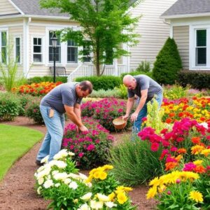 Residential flower bed and landscape maintenance in Wake County North Carolina