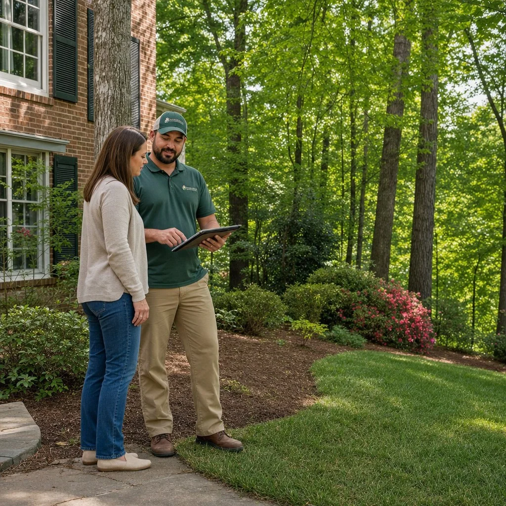 Landscape consultation at a Knightdale, Wake County property